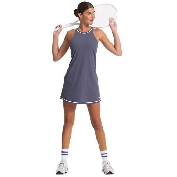vuori tennis dress Vuori Women's One Shot Tennis Dress, Black / M main image 1